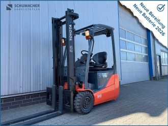 Gabelstapler gebraucht TOYOTA 8FBET15 | AKKU NEU 2026 | Neue Bereifung ELEKTRO DREIRADFRONTSTAPLER (13044707)